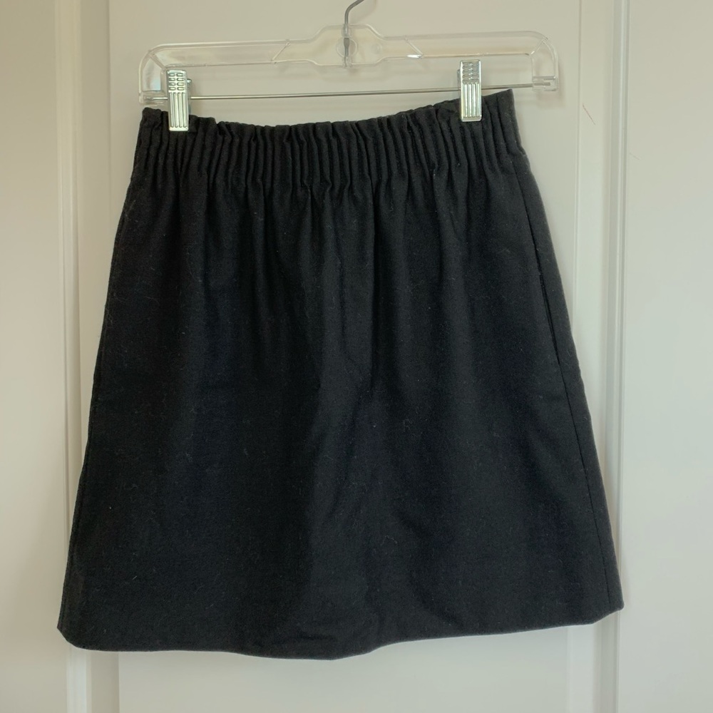 J Crew Wool Blend Skater Skirt